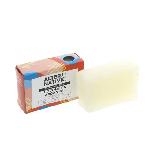 Vista 4 de Alter Native Natural Coconut & Argan - Barra de champú de glicerina de 3.15 onzas