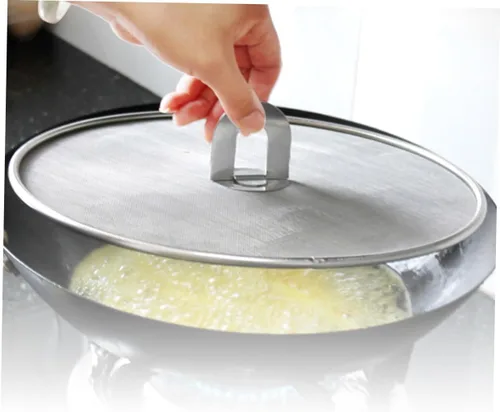 Vista 6 de Grease Splatter Screen Set, Stainless Steel 3 Pieces