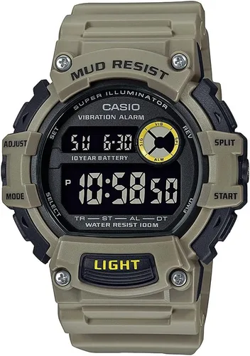 Vista 5 de Casio TRT110H Series Digital Watch 100M WR 1/100 SEC Stop Watch LED Light Mud Resistant Low Temp Resistant Auto Calendar Dual Time