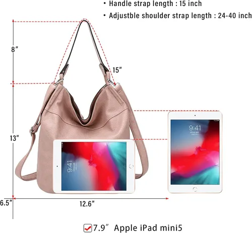 Vista 4 de Bolso para mujer, mochila convertible y bolsos, rosado (204-US-264#Pink)