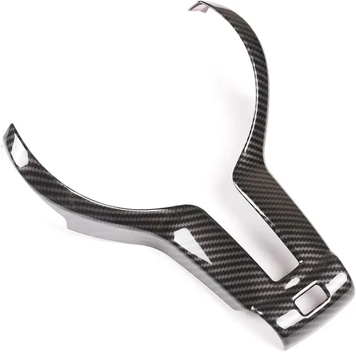 Vista 2 de Para BMW M Sport F20 F21 F32 F33 F06 F12 X5 F15 X6 F16 cubierta interior del volante de automóvil (fibra de carbono, estilo B)