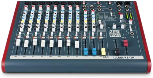 Vista 3 de Allen & Heath ZED60-14FX - Mezclador de audio de calidad Touring con 6