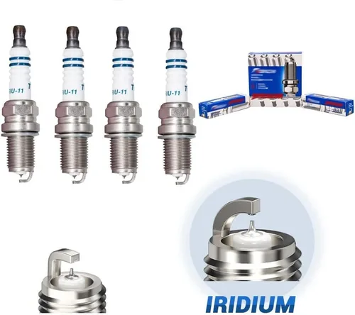 Vista 4 de Sistema de encendido Iridium Saprk Plug K5RIU-11 Velas Bujía de motor (Color : 6 piezas con caja)