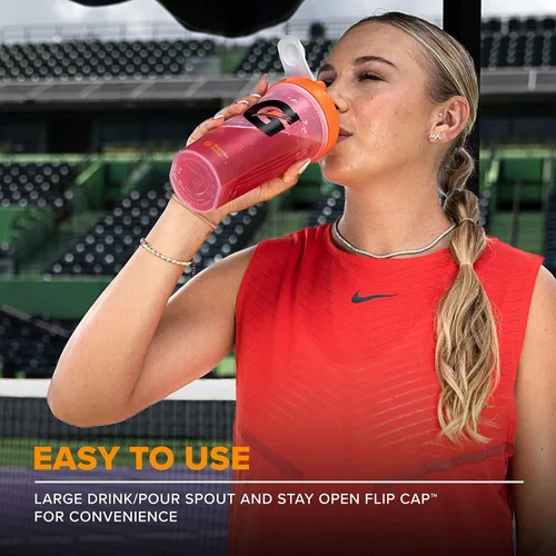 Vista 7 de Gatorade Botella agitadora para gimnasio, 28 onzas, plástico