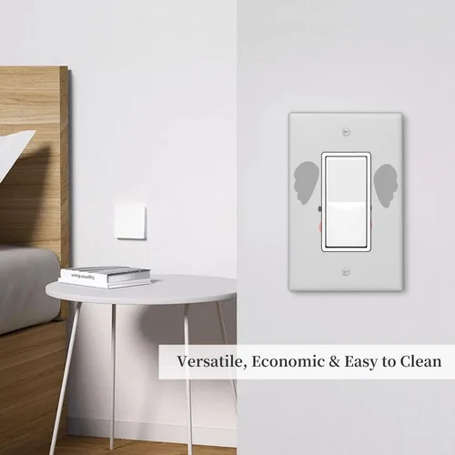 Vista 6 de Lindo Koala - Placa de interruptor de luz de 1 banda, placa de pared basculante individual, placa decorativa eléctrica GFCI para decoración