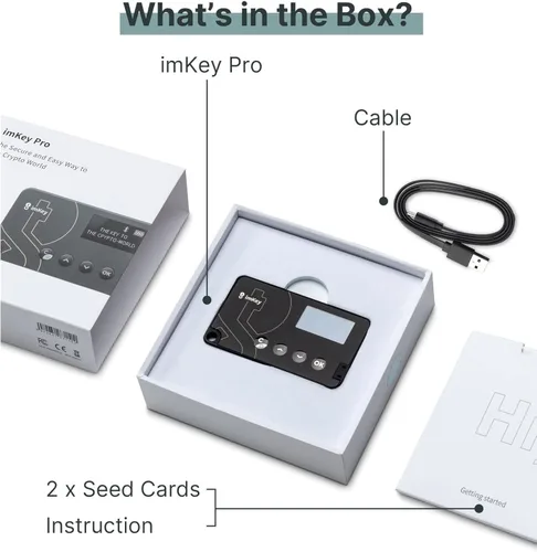 Vista 8 de imKey Pro Crypto Hardware Wallet Secure Cold Crypto Wallet con almacenamiento fuera de línea CC EAL6+ Seguro para activos digitales Bitcoin Ethereum