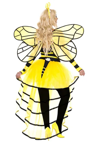Vista 2 de Disfraz Deluxe de Reina Abeja para Mujer Multicolor