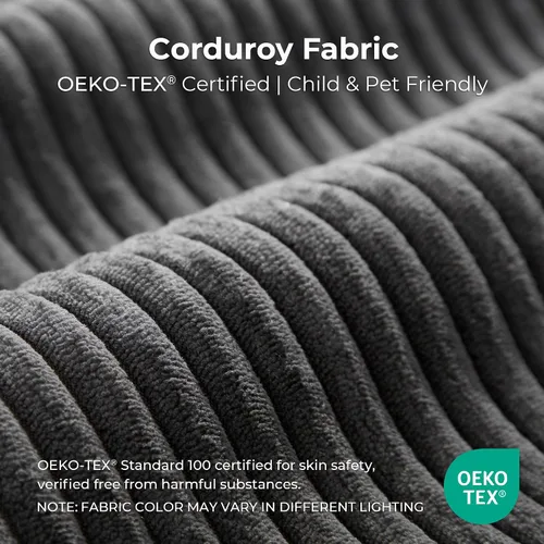 Vista 5 de LIKIMIO AuraCord - Sofá tumbono modular en forma de L, sofá modular sin hueso de 120 pulgadas para sala de estar, asiento profundo de gran