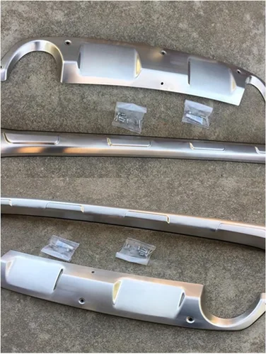Vista 2 de Protector de parachoques delantero y trasero, de aleación de aluminio, 2 unidades, compatible con Mazda CX-3 CX3 2014-2018