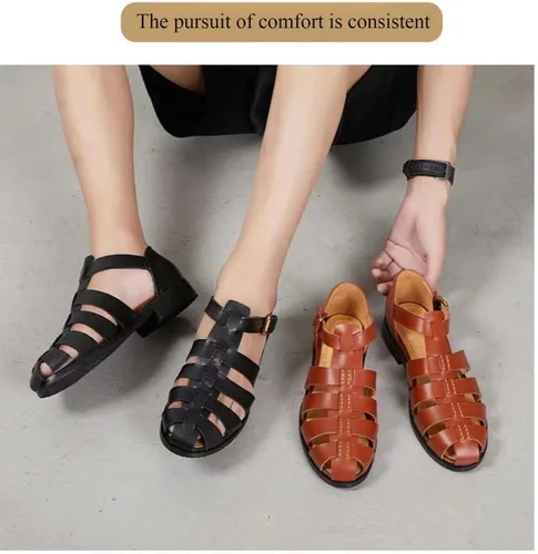 Vista 7 de Sandalias de pescador europeas y amenricanas para hombre, zapatos de pescador transpirables Baotou.