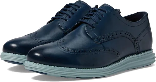 Vista 8 de Cole Haan Men's OriginalGrand Shortwing Oxford Negro Cuero/Blanco