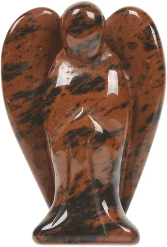 Vista 27 de Justinstones Estatua de Ángel de la Guarda de Gema Tallada en 7 Chakras, Ángel de la Paz en Bolsillo, 5 cm