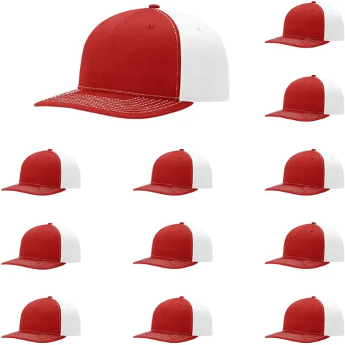 Vista 163 de Richardson 312 Gorra de béisbol ajustable con correa trasera de sarga Paquetes a granel disponibles - Talla única