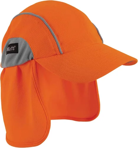 Vista 9 de Ergodyne Chill-Its 6650 Sombrero de alto rendimiento con visera de cuello