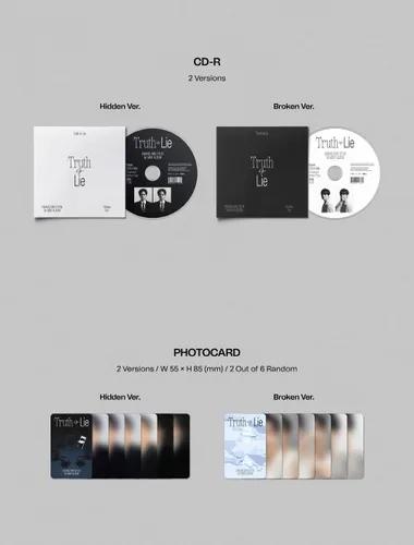Vista 4 de HWANG MIN HYUN NU'EST - 1er mini álbum Truth or Lie CD (versión ROKEN ver.)