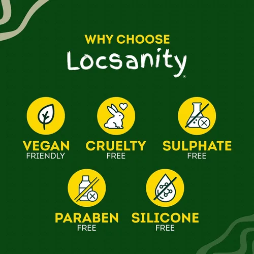 Vista 3 de Locsanity Spray hidratante diario de agua de rosas y menta, tamaño de prueba, spray hidratante para rastas, para nutrir el cuero cabelludo