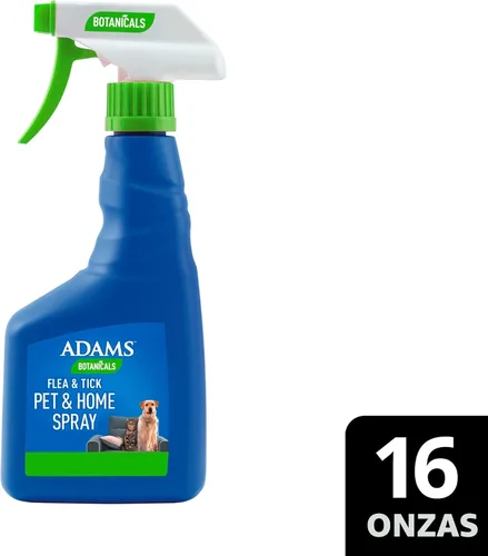 Vista 11 de ADAMS Botanicals Espray para pulgas y garrapatas para mascotas y hogar, para perros, gatos y hogar, 16 onzas