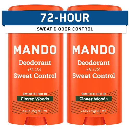 Vista 10 de Mando Desodorante antitranspirante para hombres - Barra de 2.6 oz - Bourbon, paquete de 2