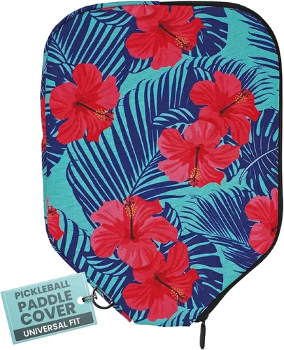 Vista 13 de Palms-O-Aces Pickleball Paddle Cover Canvas Padded Pickleball Paddles Sleeve with Zipper Lightweight Protective Paddle Case for Standard Paddles