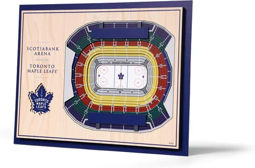 Vista 13 de YouTheFan NHL - Arte de pared 3D StadiumViews de 5 capas 17 x 13