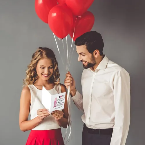 Vista 8 de JUESMOS Divertida tarjeta del día de San Valentín para él, marido, novio, tarjeta traviesa del día de San Valentín para marido, hombres, prometido