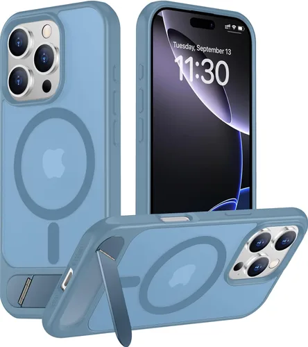 Vista 76 de Funda para iPhone 11 con compatibilidad magnética, [Soporte invisible incorporado][Compatible con MagSafe]
