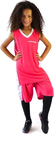Vista 2 de Conjunto de camisetas de baloncesto prémium para niños, camisetas deportivas y pantalones cortos deportivos para jóvenes y niños de 6 a 12 años