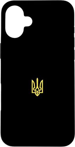 Vista 22 de iPhone 16 Ukrainian Trident - Ucrania Tryzub Symbol Case