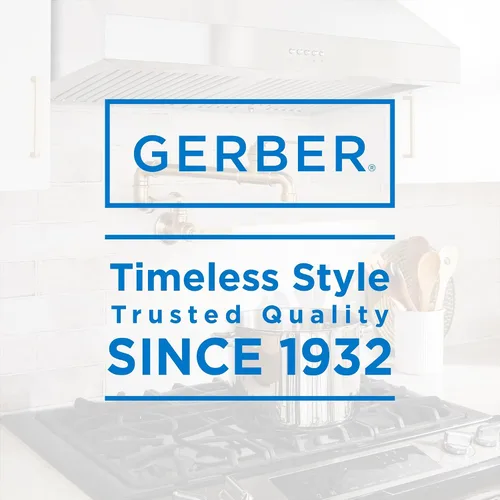 Vista 10 de Gerber Kinzie - Llenador de ollas de pared con 2 asas y brazo oscilante plegable