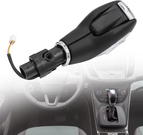 Vista 8 de JDMON Pomo de Palanca de Cambios Automática con Botón Compatible con Ford Escape Fusion 2013 2014 2015 2016 Transit 2015-2020 Palanca Selectora