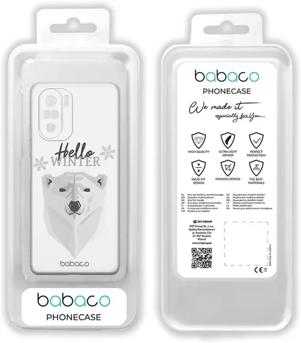 Vista 2 de BABACO ERT Group Mobile Phone case for Xiaomi MI 11i/ REDMI K40/K40 PRO/Poco F3/ F3 PRO Original and Officially Licensed Pattern Winter 003 adapted