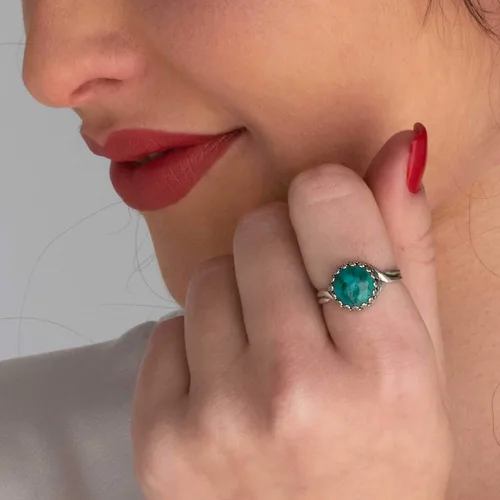 Vista 61 de 925 Sterling Silver Gemstone Rings for Women - Anniversary Rings for Women - Sterling Silver Rings for Women - Dainty Sterling Silver Rings