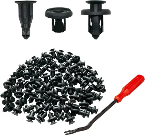 Vista 9 de OTUAYAUTO 150PCS ATV UTV Plastic Fender Clips Body Rivets Fit for Honda 8mm