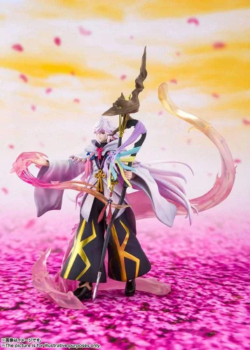 Vista 3 de TAMASHII NATIONS - Fate/Grand Order - Frente Demoníaco Absoluto: Babylonia - Merlín El mago de las flores, Bandai Spirits FiguartsZERO Estatua