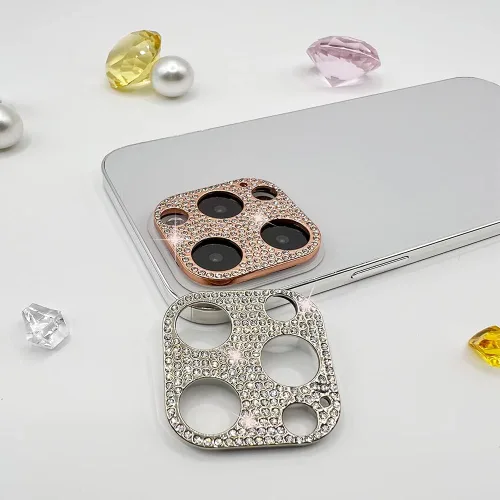 Vista 10 de Paquete de 2 protectores de lente de cámara compatibles con iPhone 16/16Plus, protector de lente de cámara con purpurina 3D