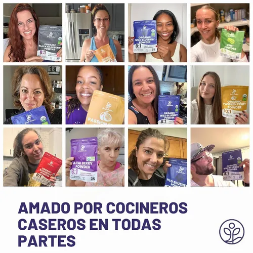 Vista 9 de Jungle Powders Polvo de mora de 3.5 onzas, bolsa de moras liofilizadas sin aditivos de frutas, batido sin azúcar, superalimento, extracto de mora