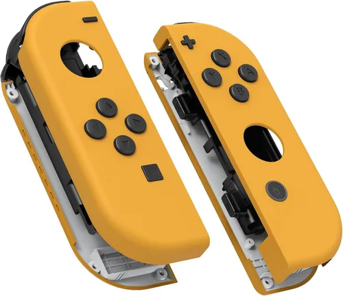 Vista 15 de eXtremeRate DIY Replacement Shell Buttons for Nintendo Switch & Switch OLED, Blue Soft Touch Custom Housing Case with Full Set Button for Joycon