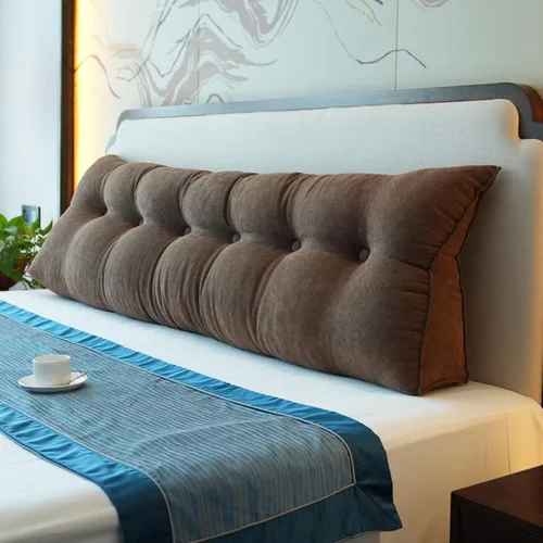 Vista 12 de Cojín de respaldo de lectura para cabecero, sofá cama, cabecera tapizada, almohada de cuña grande con soporte de espalda, almohada lumbar
