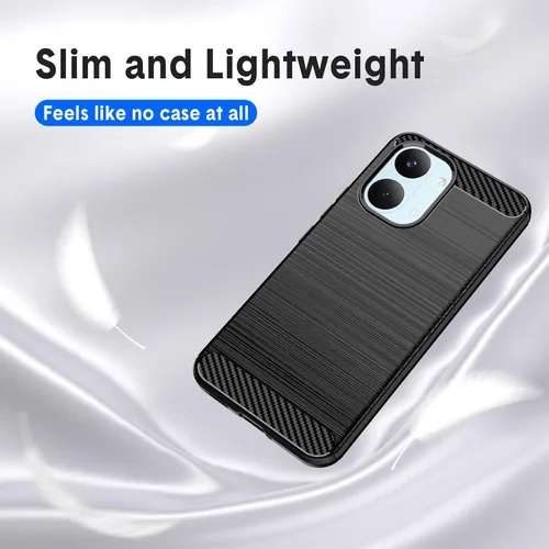 Vista 7 de Funda diseñada para Xiaomi Poco X8 Pro Max, TPU flexible [textura cepillada] [antideslizante] protección militar a prueba de golpes, funda delgada