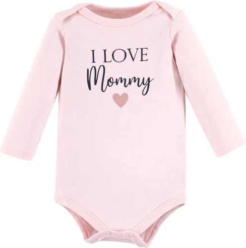 Vista 3 de Hudson Baby Body unisex de algodón de manga larga, para bebé