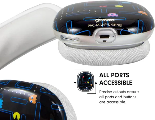 Vista 6 de Sonix Funda Protectora para Auriculares AirPods Max - Elegantes Cubiertas de Orejas de Carcasa Dura de TPU PAC-Man