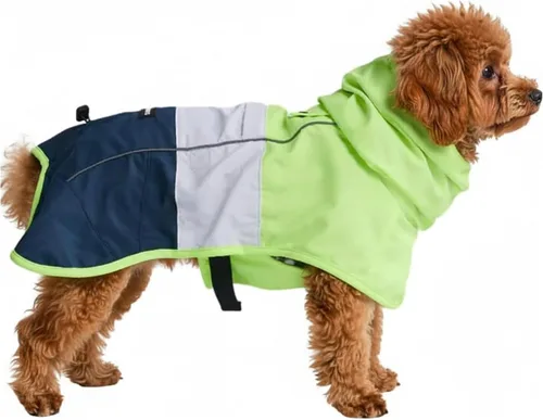 Vista 23 de Spark Paws - Chaqueta impermeable para perros, resistente al viento, para perros pequeños, medianos, grandes y extragrandes, traje reflectante