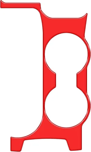 Vista 6 de TufSkinz Moldura decorativa de consola central de transmisión, compatible con Bronco 2021-2024