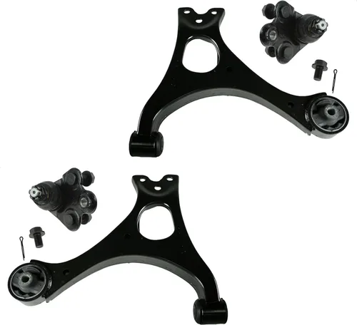 Vista 71 de TRQ Brazo de control superior e inferior del lado del conductor y del pasajero con juego de rótulas compatible con Chevrolet GMC 89-02