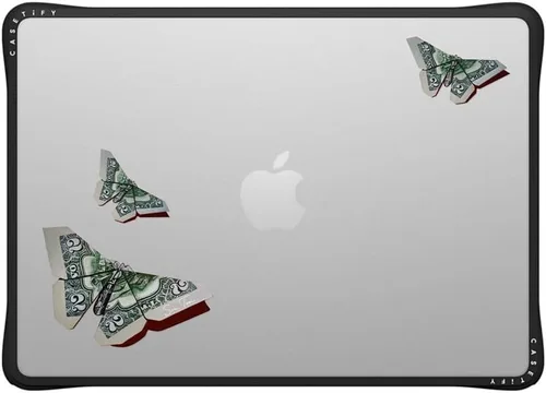 Vista 31 de CASETiFY Impact - Funda para MacBook Air de 13 pulgadas (M1/Intel) [esquinas de impacto acolchadas/resistente a los arañazos/agarre antideslizante]