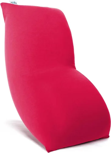 Vista 8 de Yogibo Puf corto para adultos, niños y adolescentes con relleno, suave, afelpado, cómodo, sensorial, sofá biplaza, funda lavable, neutro brillante