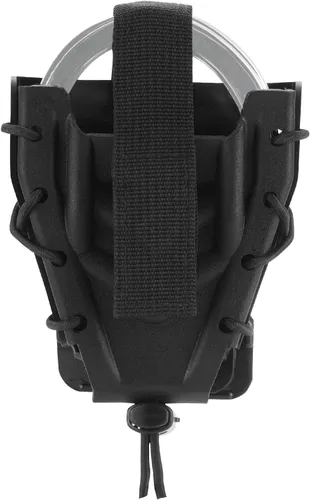 Vista 9 de Funda para esposas, funda para esposas con parte superior abierta, bolsa de brazalete de aplicación de la ley para cinturón de servicio/chaleco