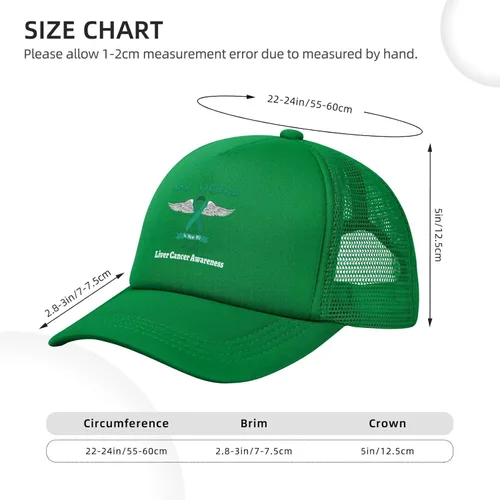 Vista 4 de Gorra de béisbol de malla para papá, gorra de camionero ajustable, unisex, color negro