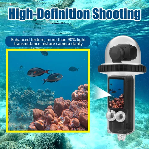 Vista 3 de Osmo Pocket 3 - Funda de buceo subacuática de 131 pies, compatible con DJI Osmo Pocket 3, accesorios impermeables