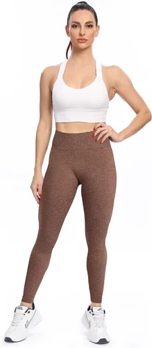 Vista 4 de A AGROSTE Leggings de entrenamiento con levantamiento de glúteos para mujer, sin costuras, cintura alta, pantalones de yoga, control de abdomen